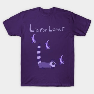 L is for Lemur T-Shirt